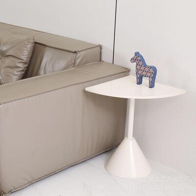 沙1056发台转角移几动置台三物角形边客厅床头卧室阳角几奶油风桌