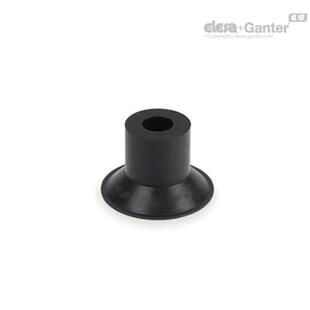 Elesa Ganter伊莉莎冈特 VVA-44 带柄扁平真空吸盘 直径 44mm