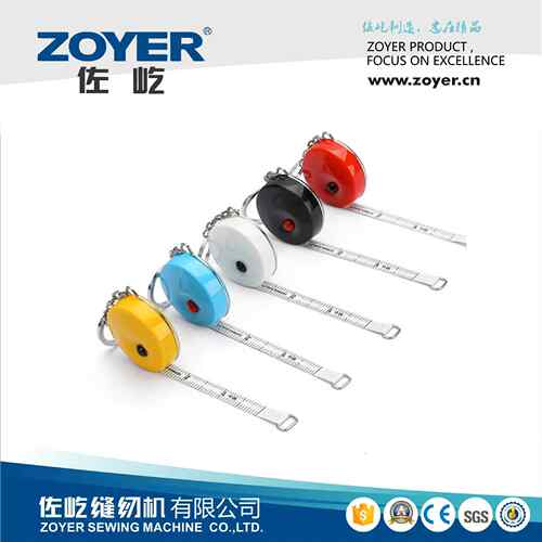 ZOYER钥匙扣卷尺1.5m量衣卷 便携式双面刻度尺子自动伸缩配件