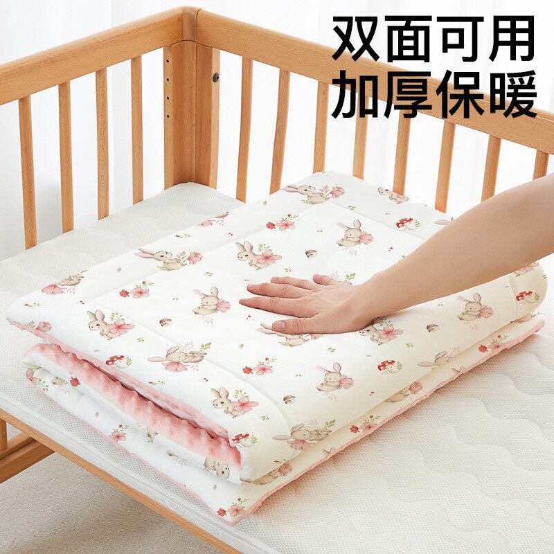 幼儿园床垫褥子50×130儿童床纯棉软垫婴儿床褥垫子卡通卡通图案