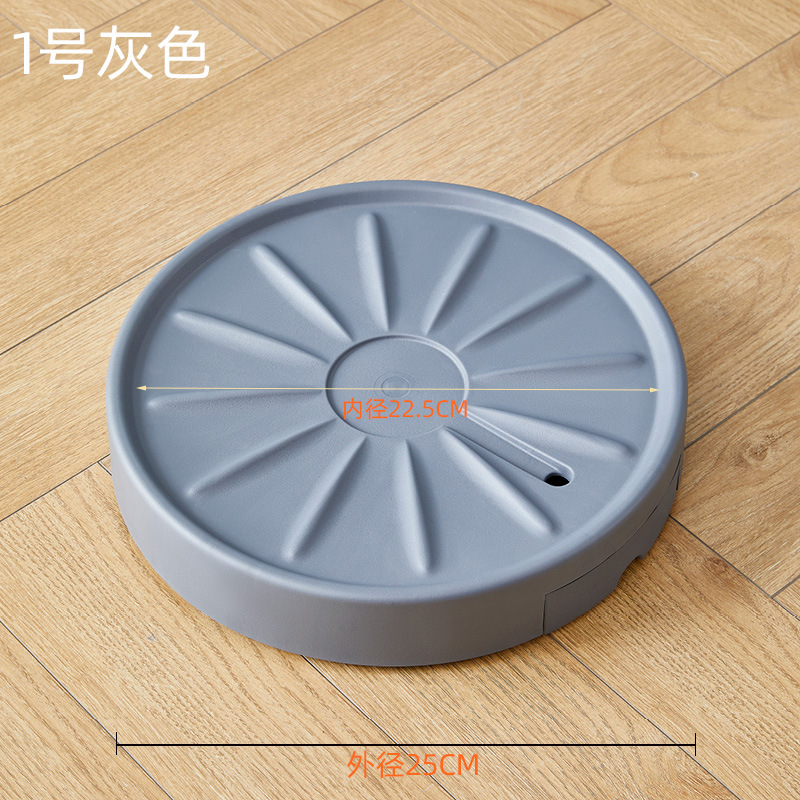 移动花盆托盘滑轮底座万向花瓶