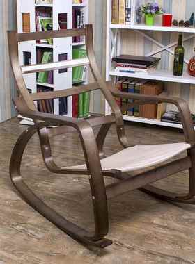 9U昂摇椅成人摇实木家用大人人躺椅阳懒台67701老人休闲沙发摇椅