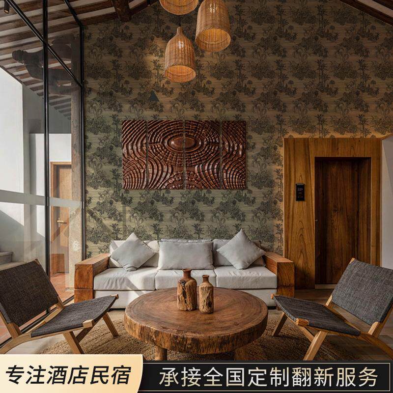 直播间电视背景墙纸北欧壁纸自粘宿舍卧室墙纸自粘贴