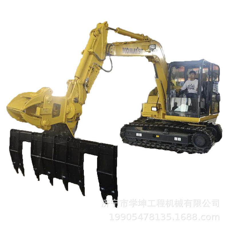 铁路换枕机枕木夹枕木搬运夹具履带轮式