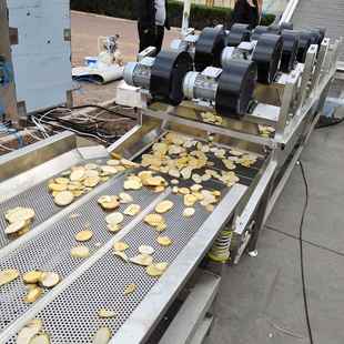 切片全套设备8 去皮清洗 洋芋片加工设备 土豆片漂烫烘干流水线