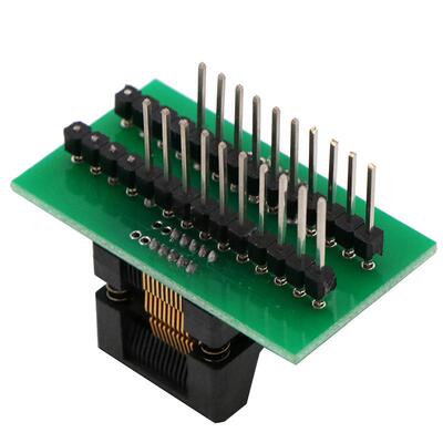 SSOP20(28)-0.635下压老化座SSOP20烧录座150mil窄体间距0.635mm