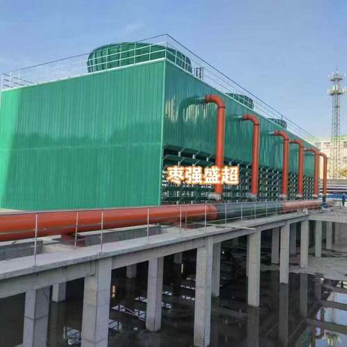 玻璃钢冷却塔方形圆形节能工业冷水塔制冷40-100吨逆流式空调