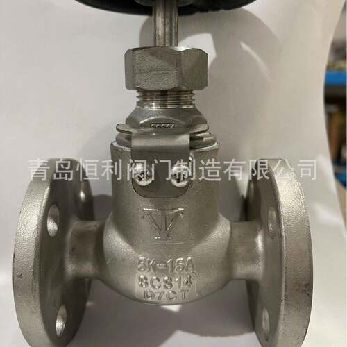 青岛厂家直供手动日标JIS F7301船用法兰不锈钢直通截止阀