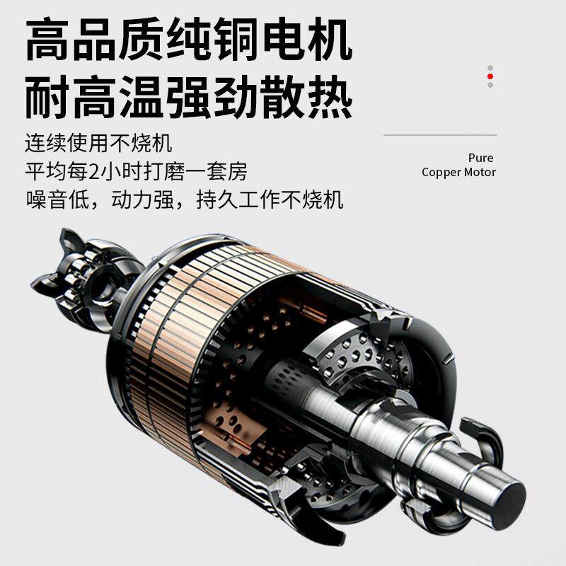 打磨机墙面无尘砂纸腻子粉砂光墙壁神器长杆电动超轻沙皮磨墙