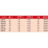 16J2905 1具套筒尺寸7 击8方英制5内六角冲旋J72905