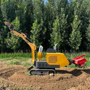 履带式 旋耕机农用犁地开沟播种硬土旱地水田座驾两用微耕机