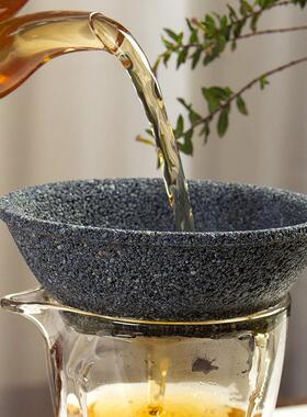 无孔茶漏XWZ茶配滤氧化矿石创意器滤茶陶茶铝具件公道杯分茶过滤