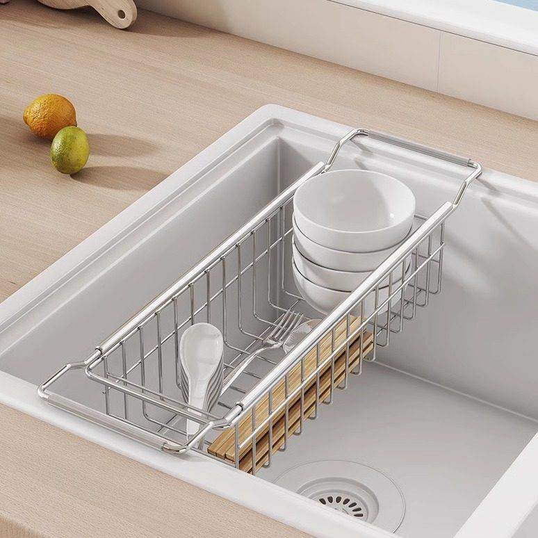 不锈钢伸缩水槽置物架厨房抹布沥水架家用碗碟滤水架果蔬晾干收纳,厨房/烹饪用具,水槽置物架,淘宝优惠券,粉丝福利购,淘宝优惠卷