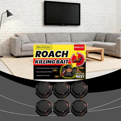 MOONSPRY Cockroach Bait House for Home and Kitchen, Adhesive