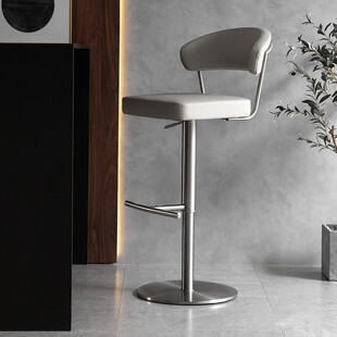 台椅可旋升降台吧椅子高脚吧台转凳轻奢高01级感高靠背吧椅吧台吧