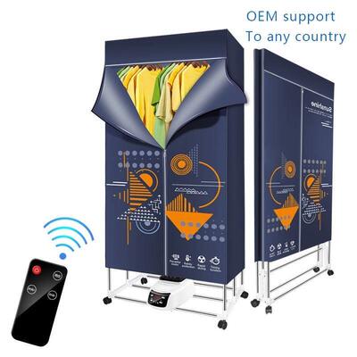 othes dryer clothes dryer foldable remote control Fan heater