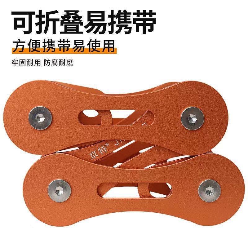 链式护绳滑轮绳索防磨护绳套转角保护器墙角护绳架防缠绕滚轮