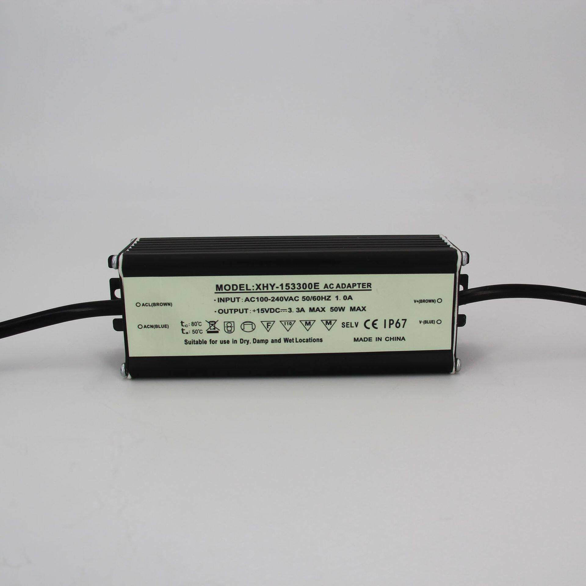 15V50W防水电源15V3.3A音响防水电源15V户外音响功放防水开关电源