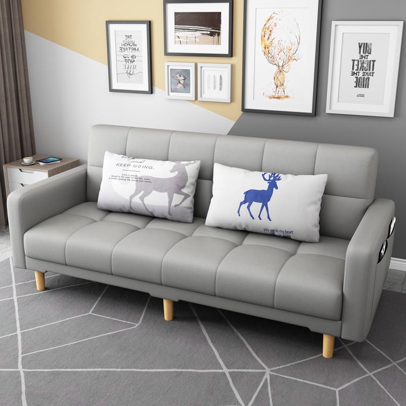 2米沙发床小户型窄客厅1.4米1.7米长的沙发1.6家用60cm宽1.8米