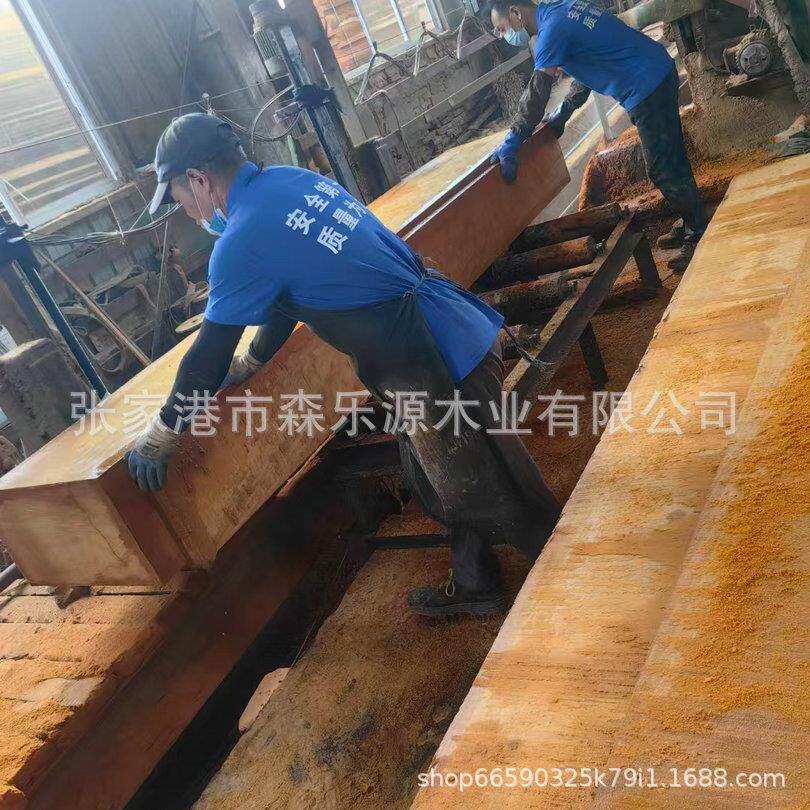 巴蒂原木非洲黄花梨木材 黄檀木料巴蒂实木板材 园林古建地板家具