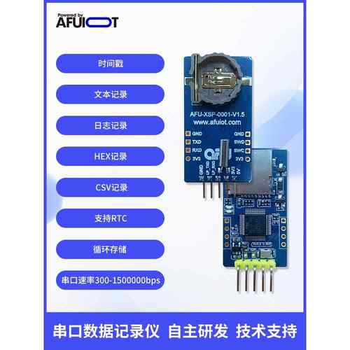 安富友F-1串口存储日志数据存储模块黑匣子模块Sd卡数据记录仪