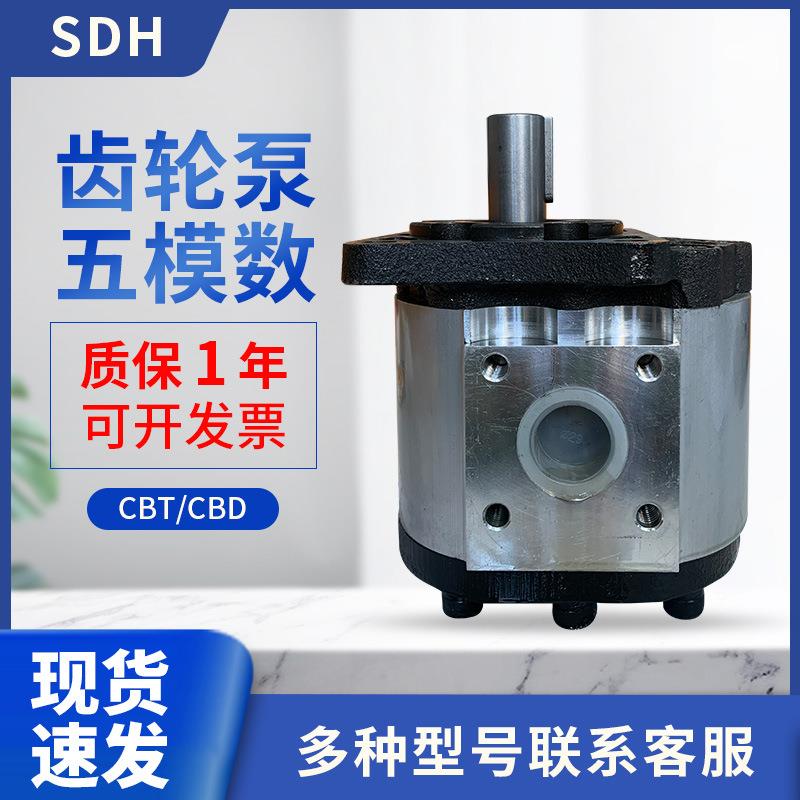 SDH上海大众液压齿轮泵CBT-F520五模数油泵自卸叉车泵高压耐用
