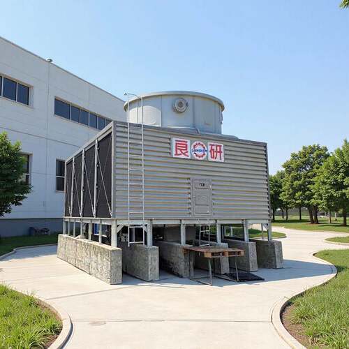 厂家供应低噪音侧出风方形横流塔 工业散热水塔 冷却塔凉水塔降噪