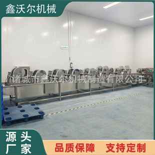 翻转设式 香肠沥水风干备PAR果蔬全风自动清洗干流水线