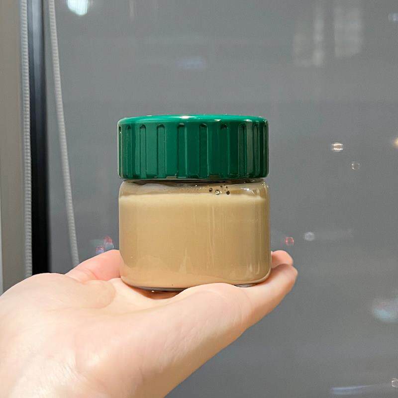 简约小巧咖啡杯玻璃杯女家用颜值可爱密封耐高温随手便携迷你水杯