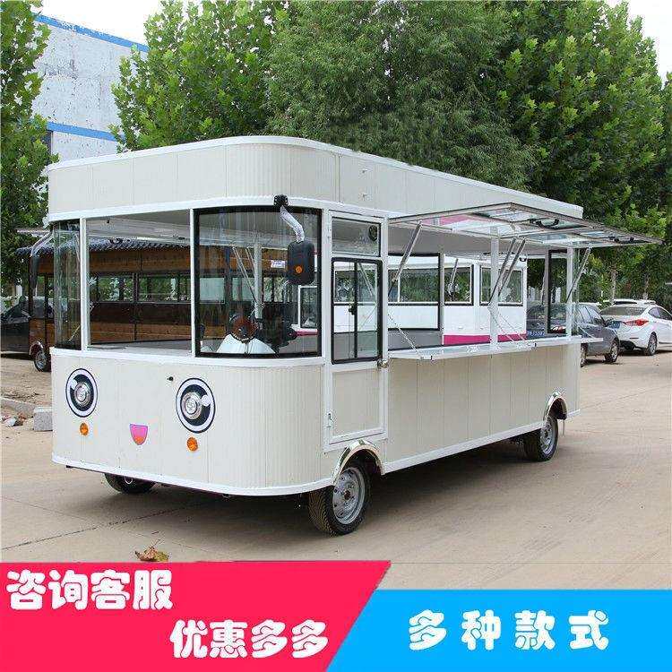炸串餐车快餐车车小吃麻辣烫多功能摆摊早餐商用电动移动四轮果蔬