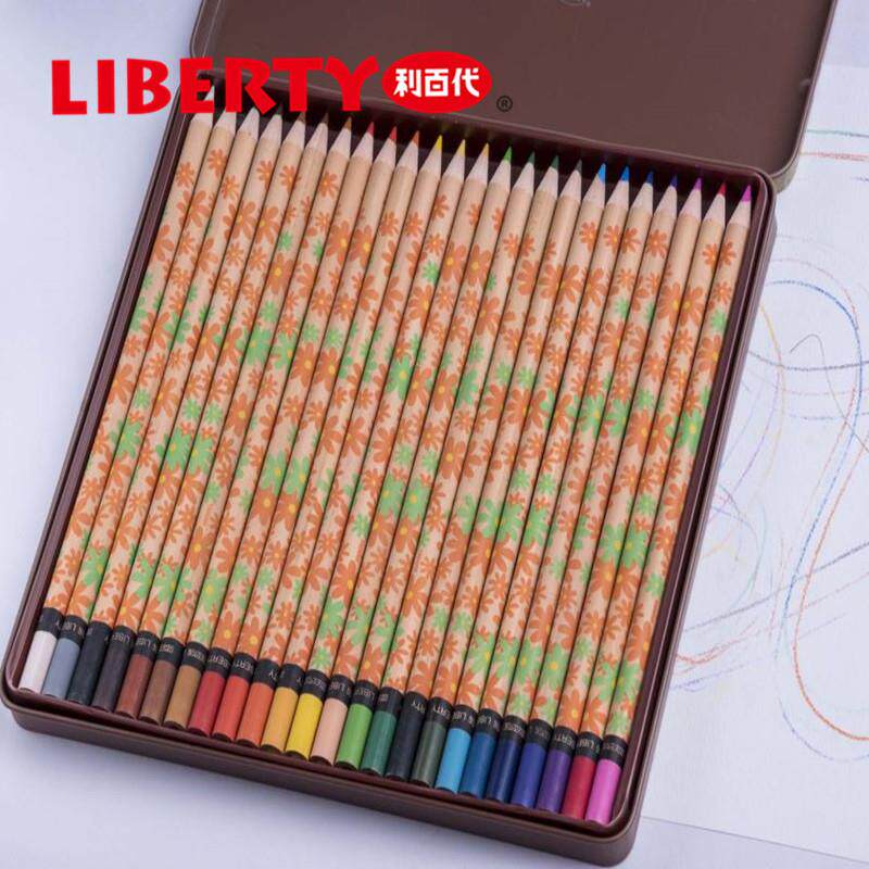LIBERTY优你客利百代原木色铅笔24色/CC-224