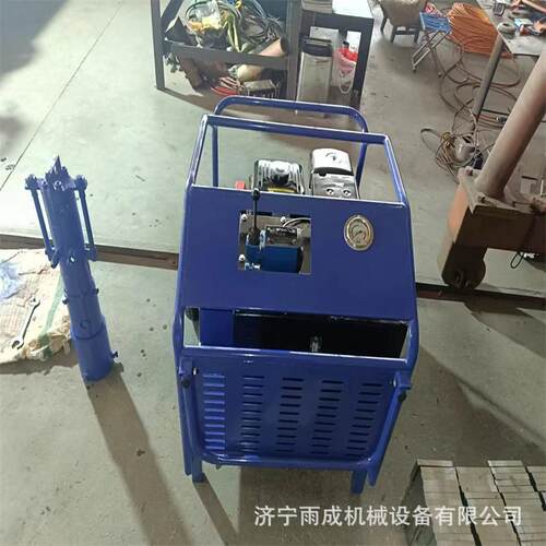 防汛液压打桩机 国债用轻便型液压植桩机 9.5KW电启动液压打桩机