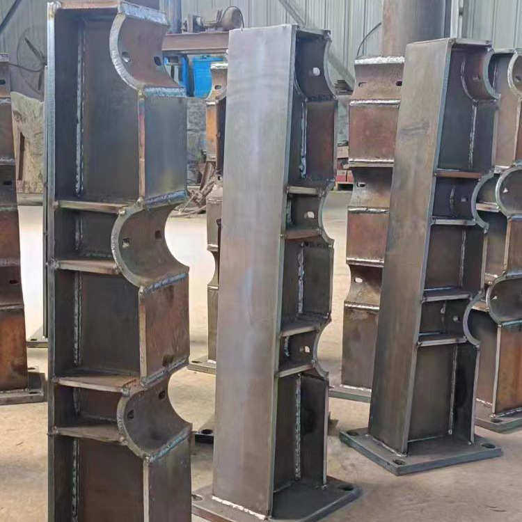 铸铁桥梁护栏支撑架 牛角探头 防撞立柱交通设施 桥梁护栏底座,五金/工具,护栏/隔离栏,淘宝优惠券,粉丝福利购,淘宝优惠卷