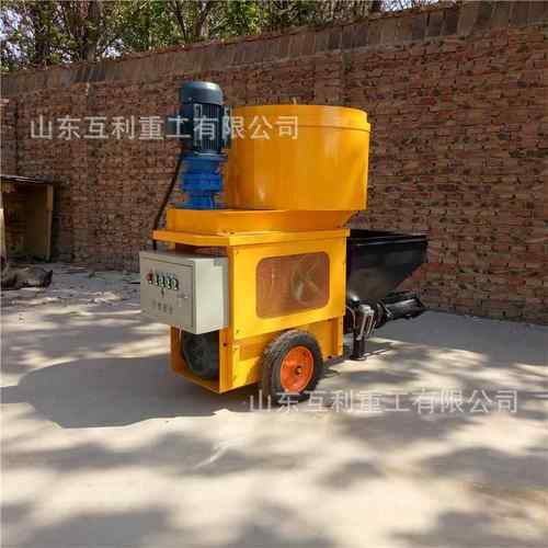 厚型薄型防火涂料喷涂机711双气泵砂浆喷涂机 柱塞式全自动粉墙机