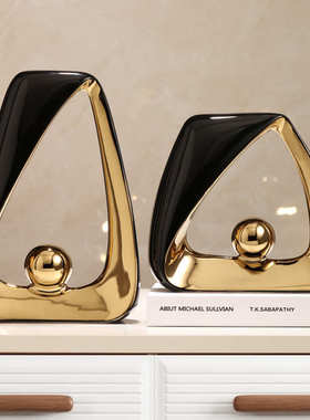 批发创意陶瓷摆件轻奢家居电视柜玄关办公酒店样品房装饰品