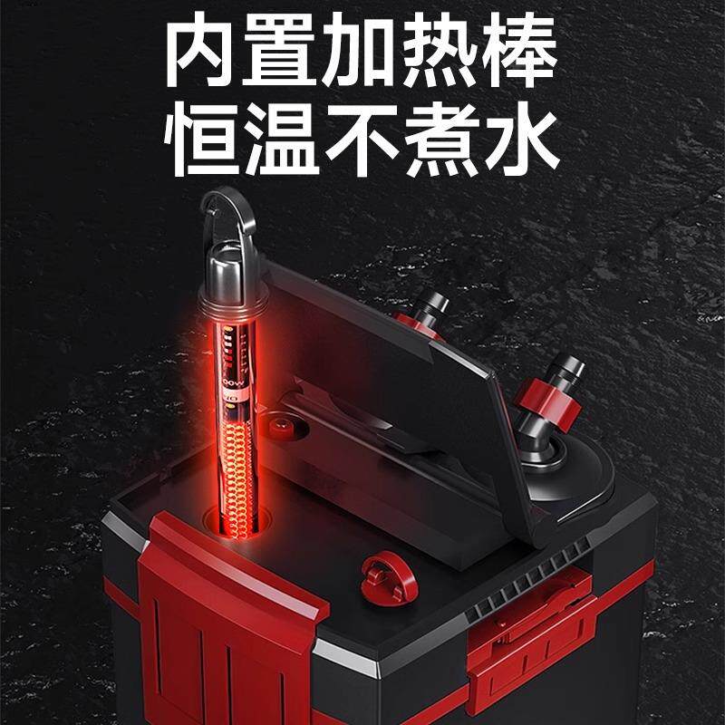 外置三合一鱼缸过滤器净水循环系统水草缸滤桶低音缸外过滤桶鱼缸