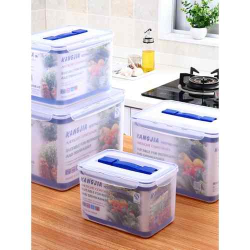 新品泡菜耐高温食品级塑料透明带盖密封盒冰箱收纳沥水保鲜盒大号