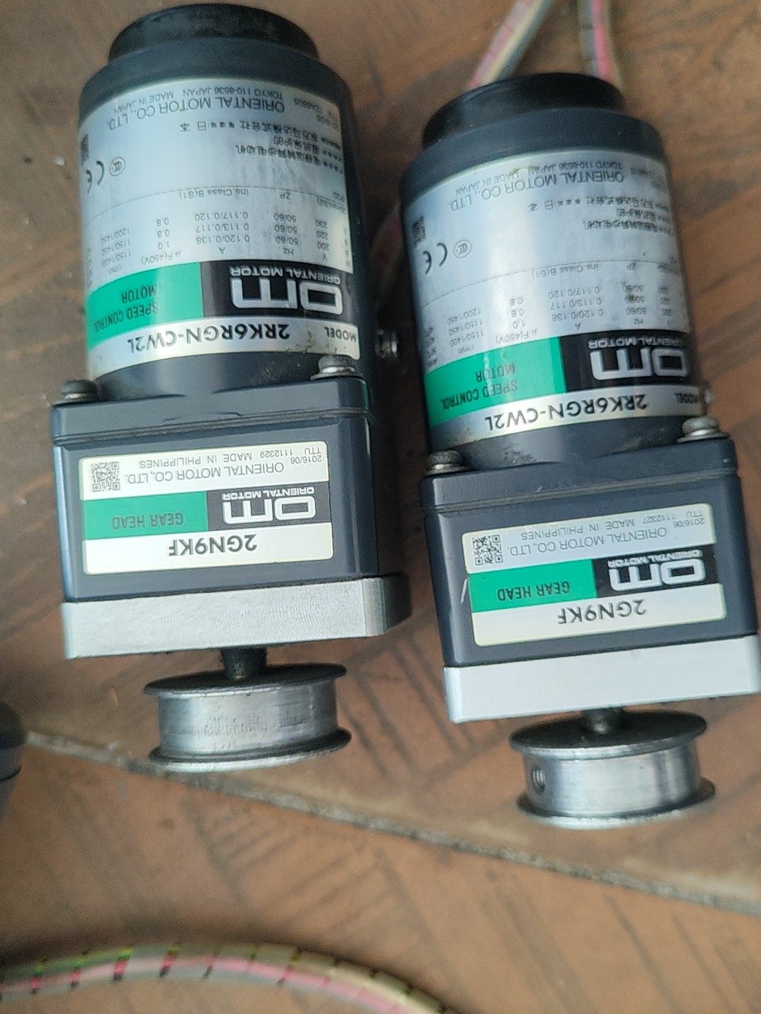 日本东方OM减速电机，型号2RK6RGN-CW2L，配套2G