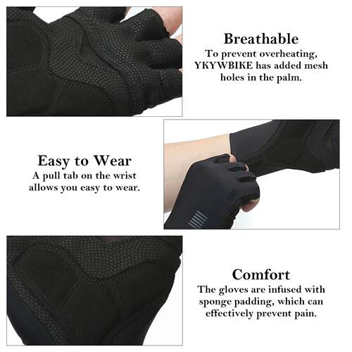 Cycling Gloves MTB Bike Gloves Sports Half Finger Sports Fit