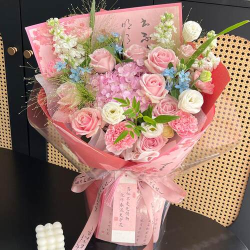 向日葵混塔花束彷真花成品教师节毕业季送孩子老师朋友长辈礼物