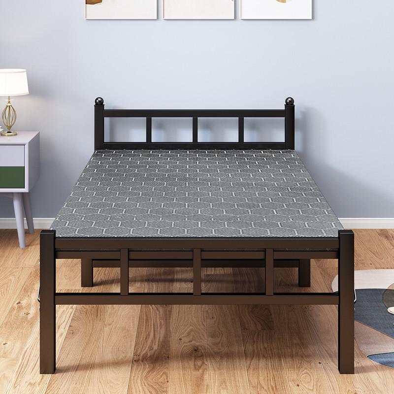 铁架床折叠便携单人床成人宿舍临时床钢丝床拼接床加固隐形折叠床