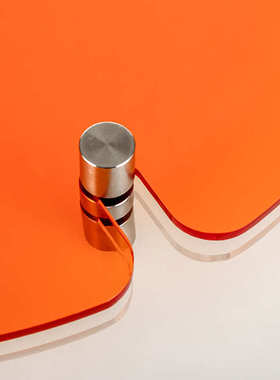 现代力卧室亚克简约宿亚克力客厅托盘摆件样板房创意餐厅饰品民