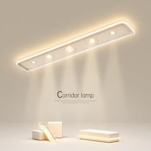 led简约现代长条过道吸顶灯走廊阳台灯创意卧室客厅玄关中山灯具