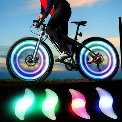 Colorful Bike Wheel Spoke Light Waterproof MTB Balance Bicyc