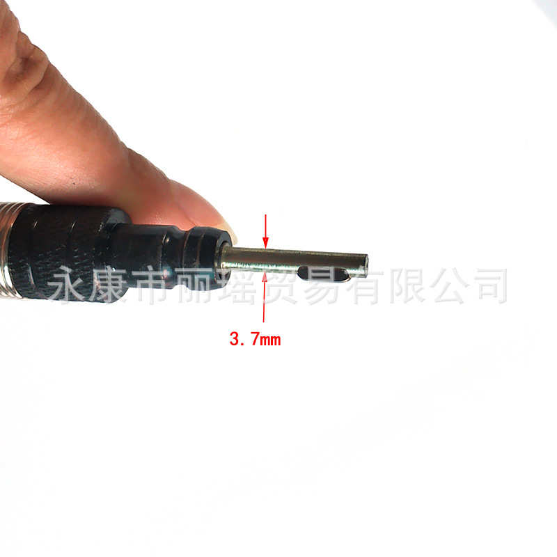 电磨机电钻软轴金属软管+4mm手柄 雕刻延长不锈钢软管加长线