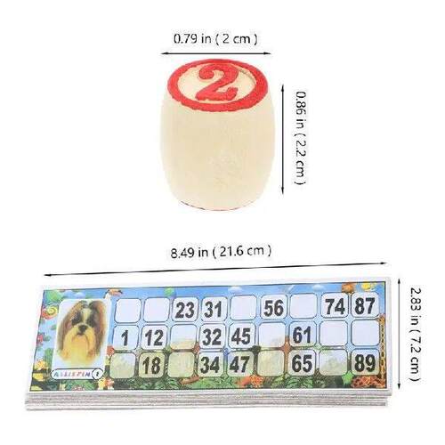 1 Tambola Game Set Russian Tambola Game Set Wooden Number