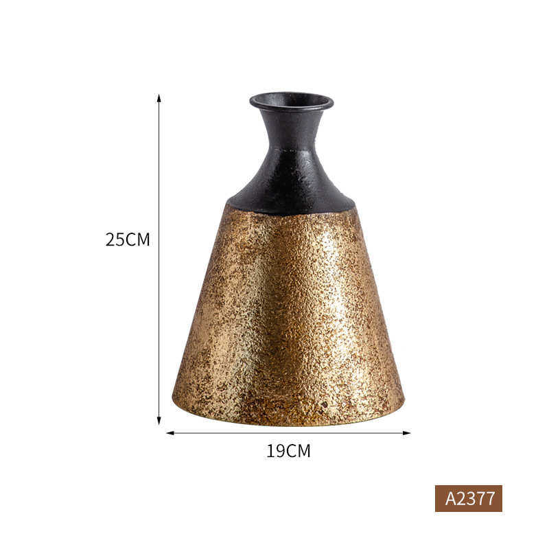 桌面旧花宿酒店做创意金色实用 家用子 器干花民花瓶仿古美式摆件,家居饰品,装饰盆,淘宝优惠券,粉丝福利购,淘宝优惠卷