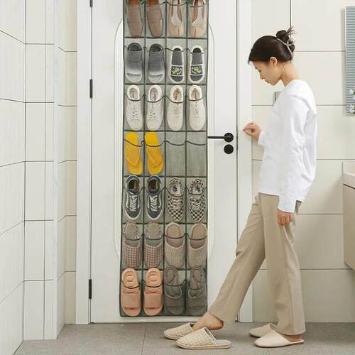 Wall Hanging Shoe Storage Organizer Bag Shoes Rack Over The