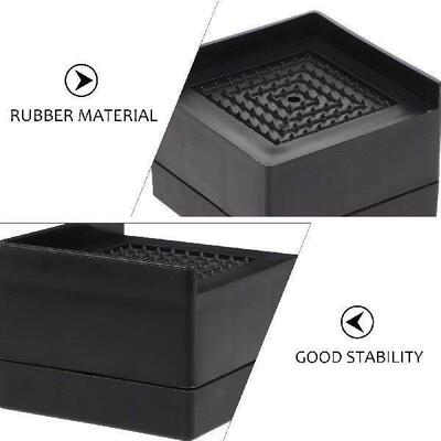 4 Pcs Furniture Floor Mat Bed Frames Lifts Riser Rubber
