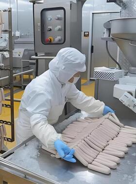 红肠腊肠生产流水线 全自动香肠灌肠机  风干肠老火腿全套设备